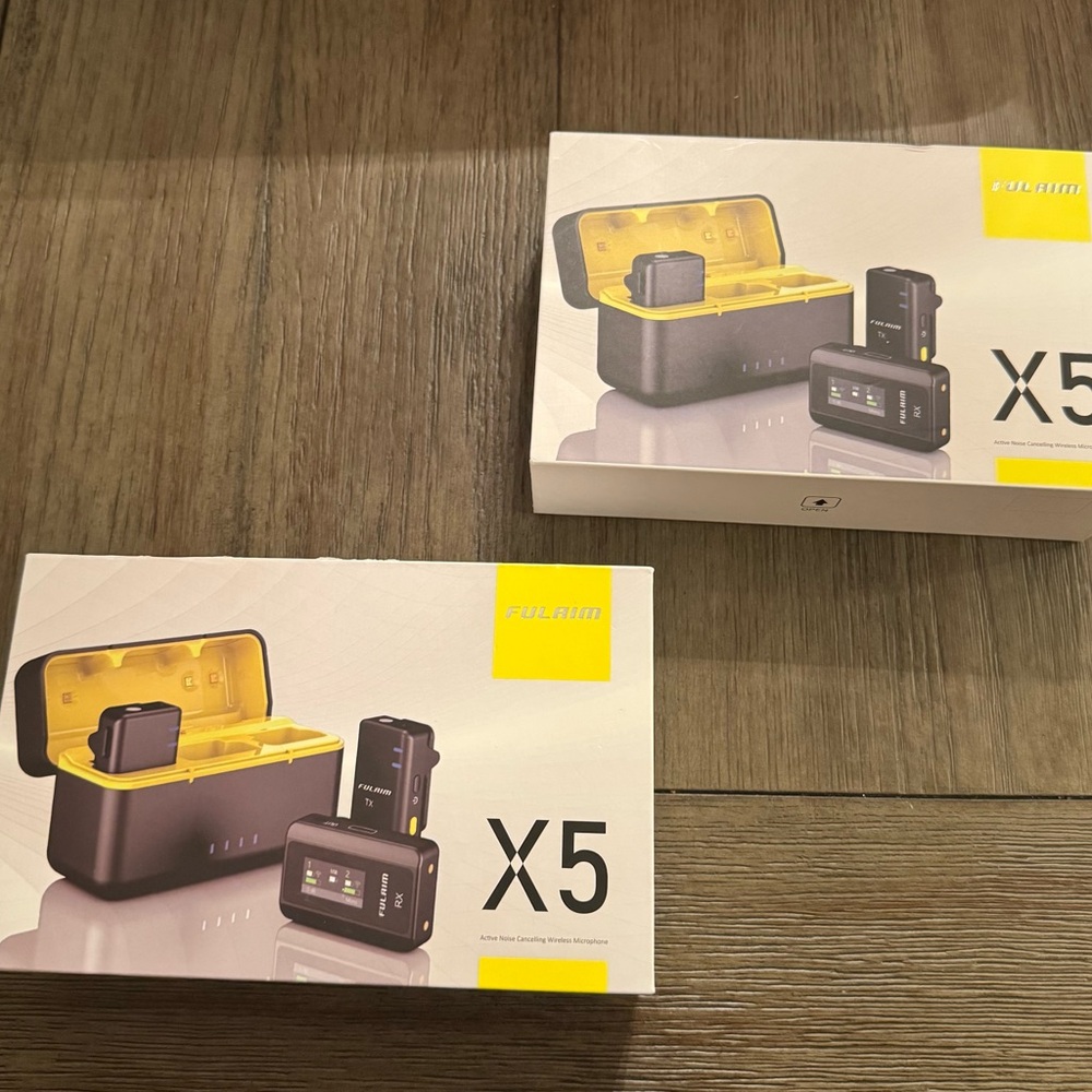FULAIM X5 WIRELESS LAVALIER MICROPHONE SYSTEM